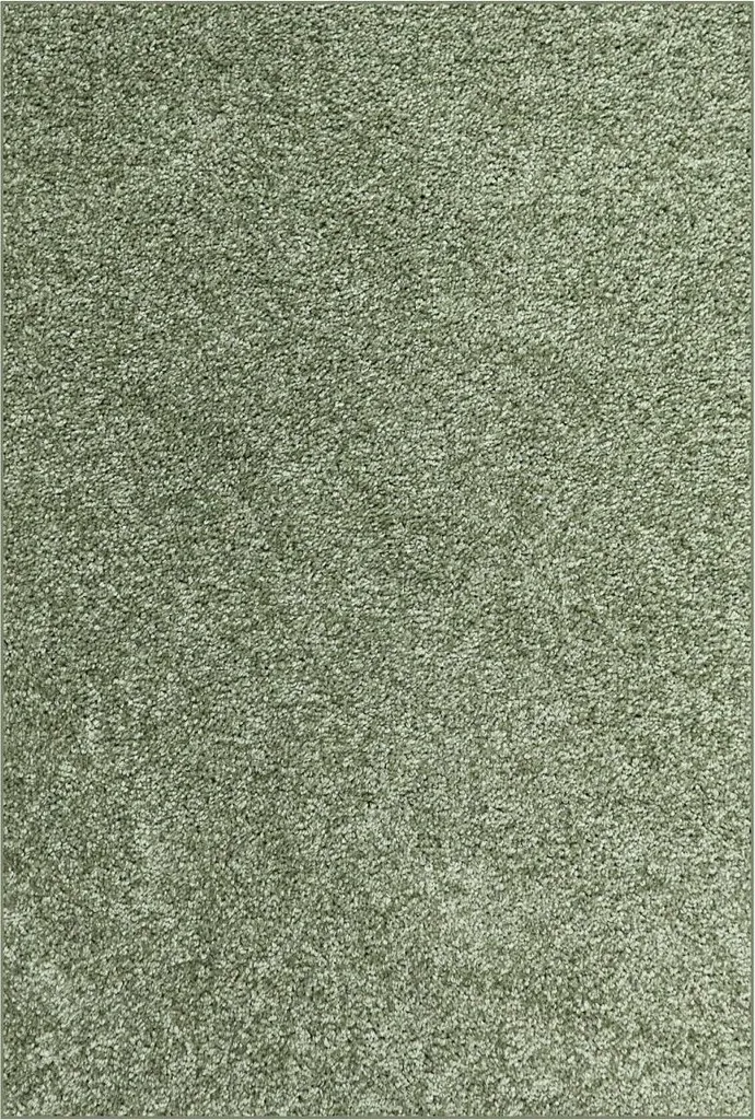 Tapis Descente de Lit Velours Olive 50x200 cm - Déco Chambre et Salon