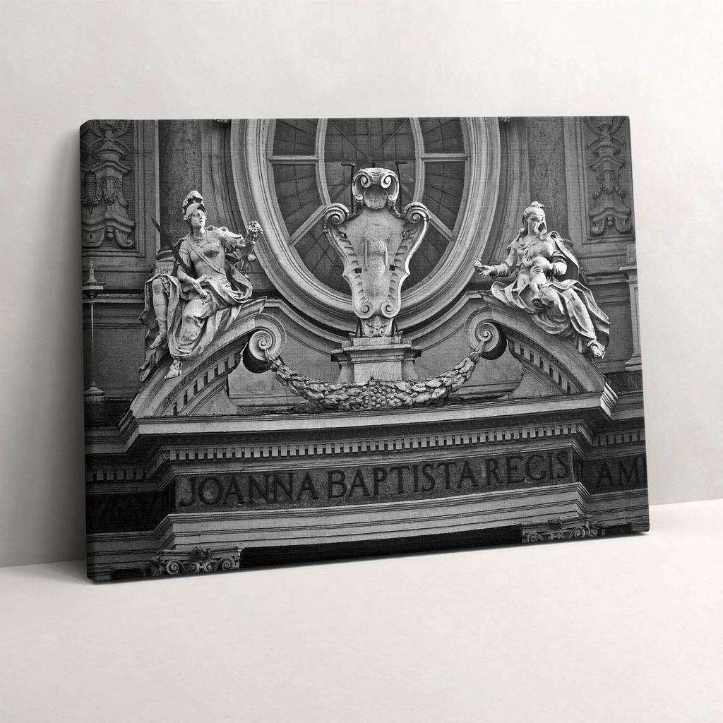 Piazza San Carlo Turin – Leinwandbild Wandbild – 80x60 cm – Leinwandbilder – Wandbilder – Schlafzimmer – Flur