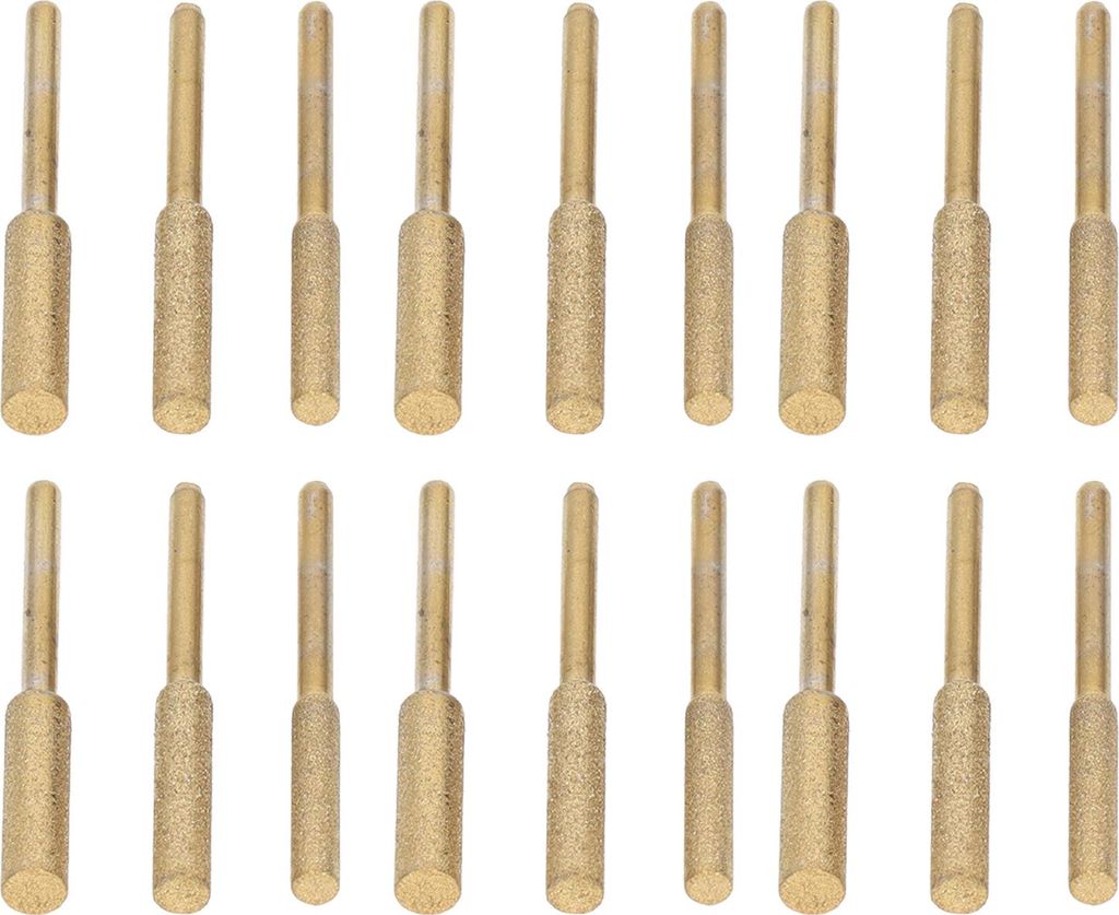 18-teiliges Set titanbeschichteter Schleifsteine für Produktbild 