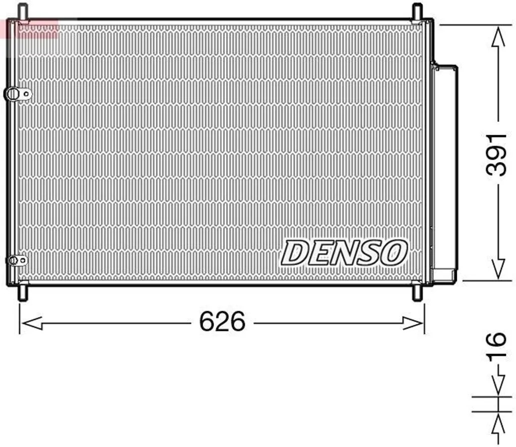 Radiateur de climatisation avec sécheur pour Toyota Avensis et Verso R2