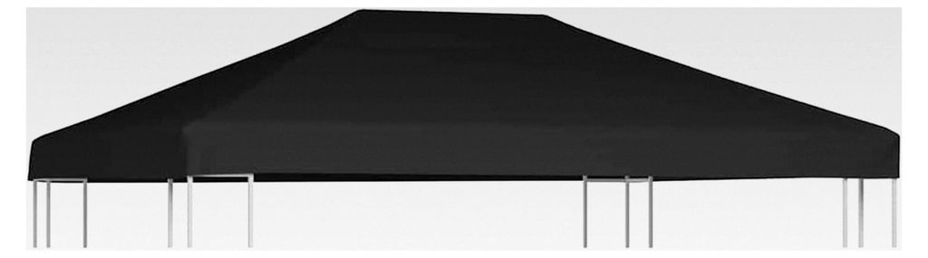 Pavillondach 310 g/m² 4x3 m Grau