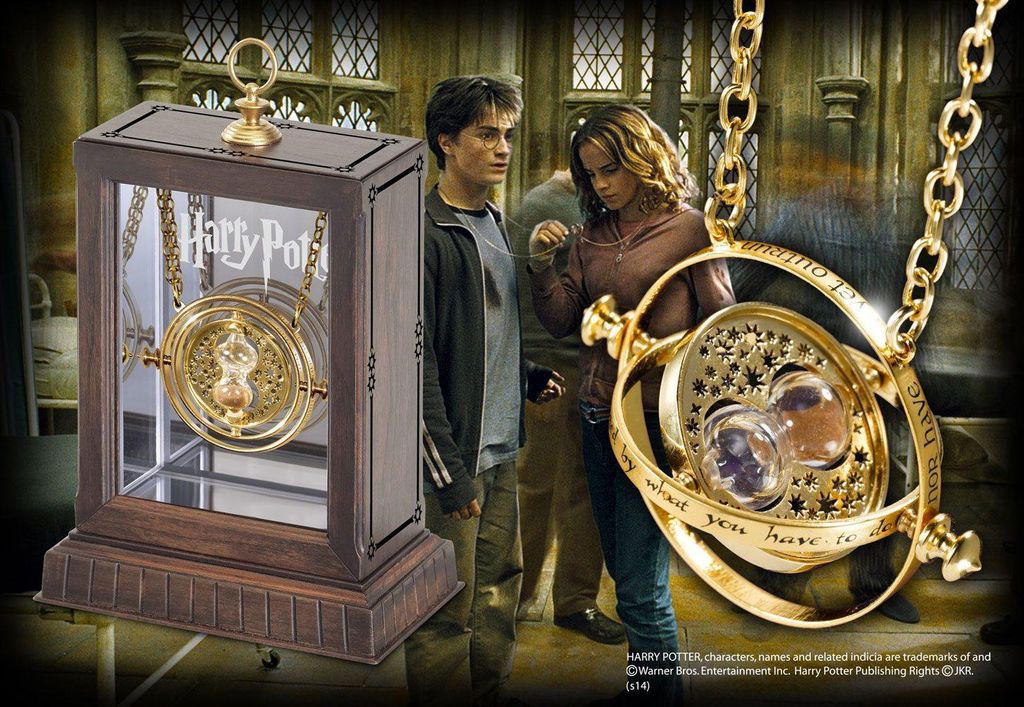 Hermiona Granger - Zegarek Czasu 1:1 - Złoty z Godziną Immagine del prodotto 