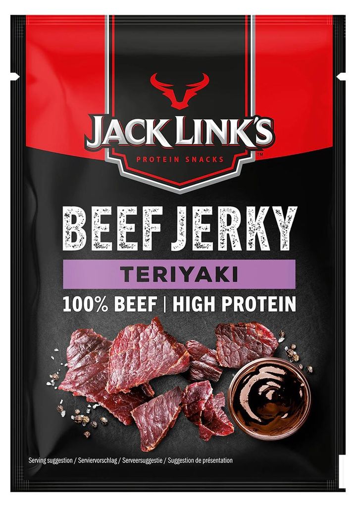 Hovězí Jerky Teriyaki pikantní ovocná asijská příchuť 60g Obrázek produktu 