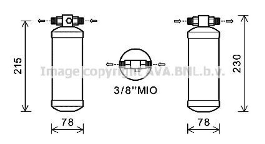 PRASCO AI2246 Kühler Wasserkühler Motorkühler für AUDI A4 Avant (8ED, B7) A4 Avant (8E5, B6) A4 Limousine (8E2, B6) A4 Limousine (8EC, B7) A4 C...