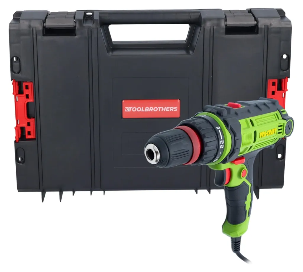 Perceuse-visseuse filaire Procraft PB300DFR 300W 40Nm avec coffret RHINO