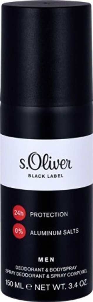 S.Oliver Deo Spray Men Black Label 150ml