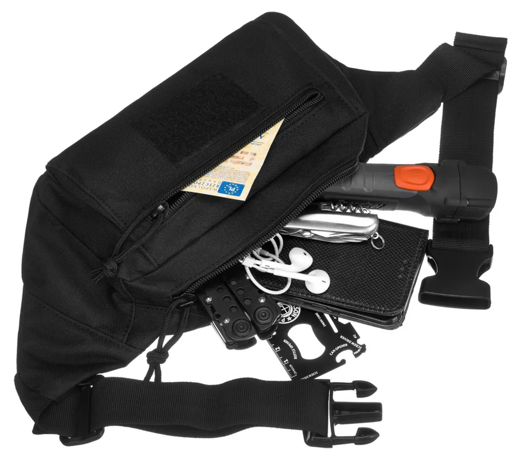 Petit sac de hanche léger en polyester - Sacoche compacte multi-usages - 7