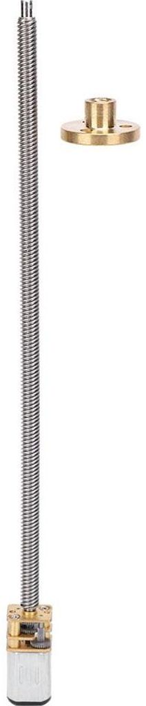 N20 Getriebemotor 6V DC mit langem Ausgangswelle 160mm – 30 U/min, langlebiger und leiser Zahnrad-Reduktionsmotor für elektronische Schlösser, ...