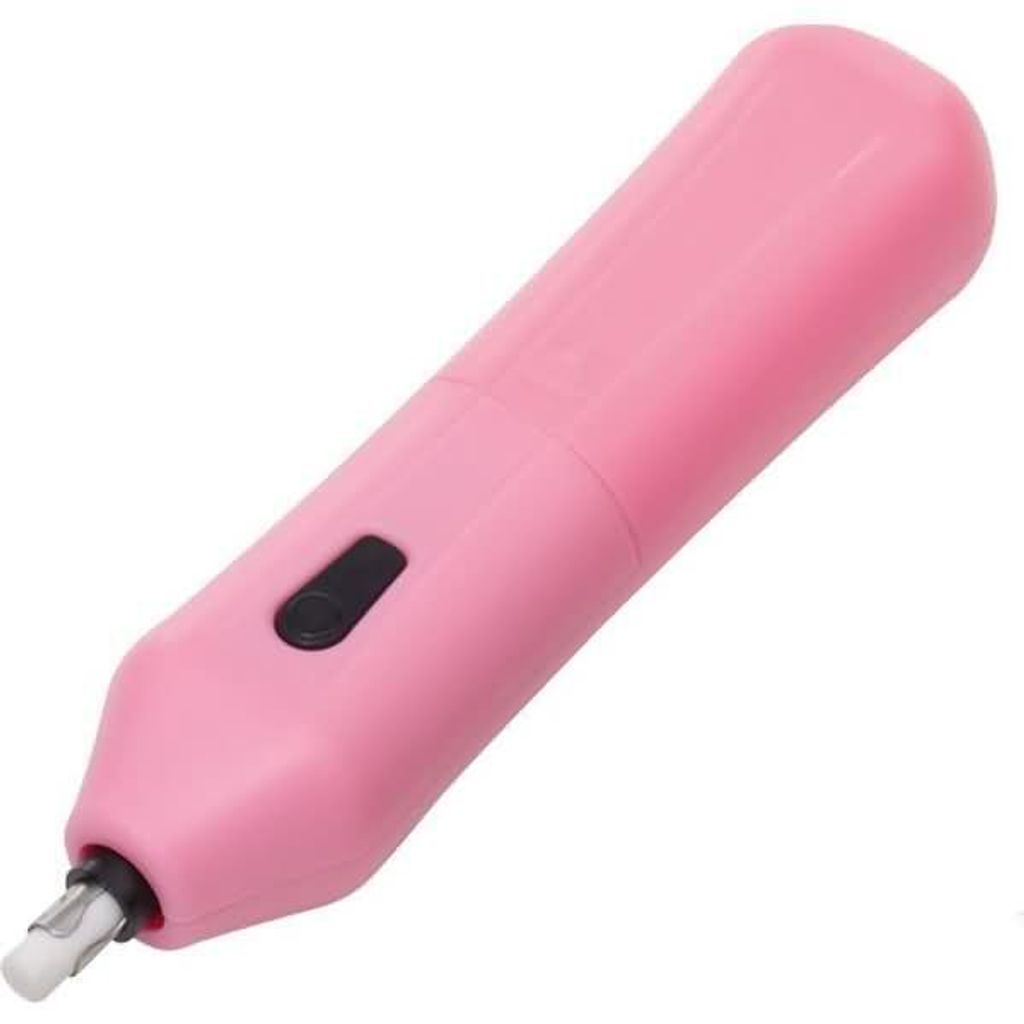 bind Elektrischer Radierer ABS-Kunststoff rosa inkl. 10 Ersatzminen