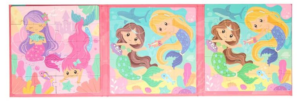 Magnetisches Puzzlebuch Meerjungfrau