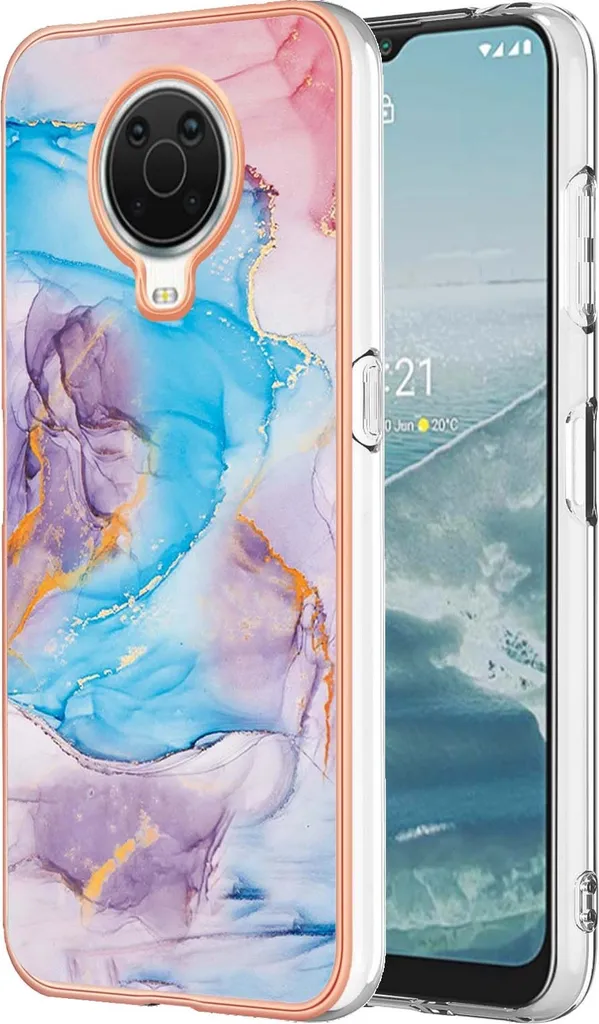 BORYA Cover per Nokia C12, Transparent Morbida Silicone TPU