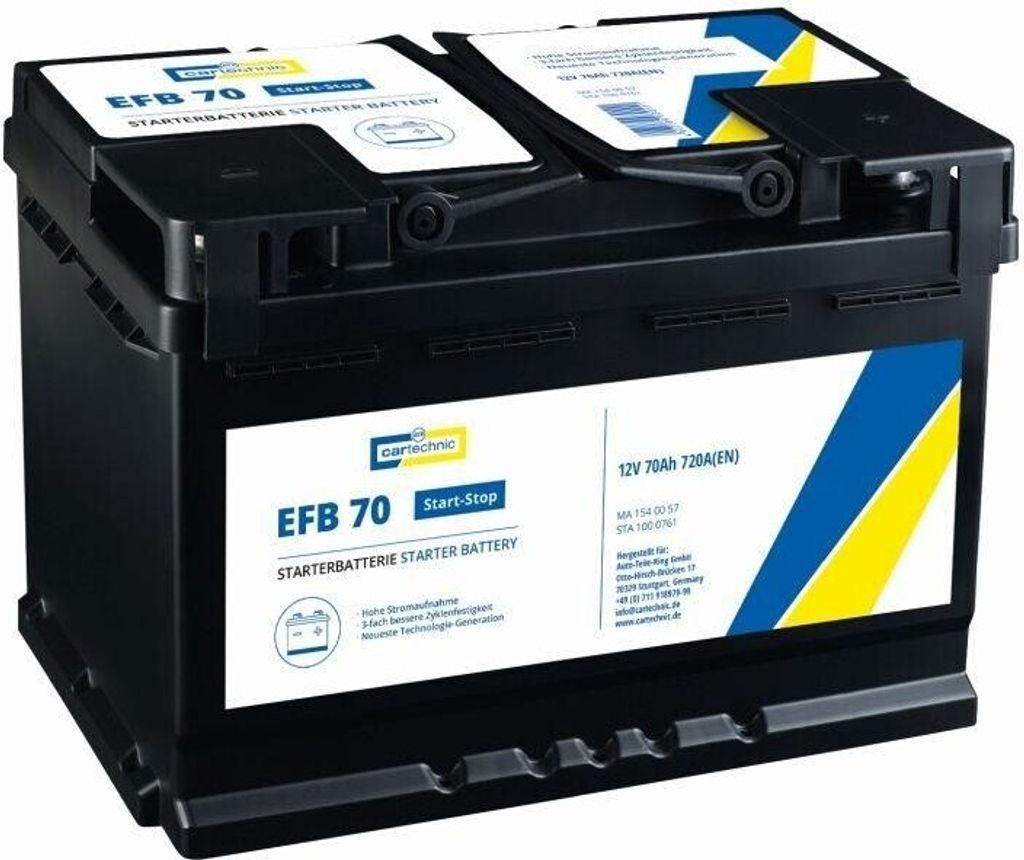 Varta N70 - Starterbatterie Blue Dynamic EFB 12V / 70Ah / Produktbild 