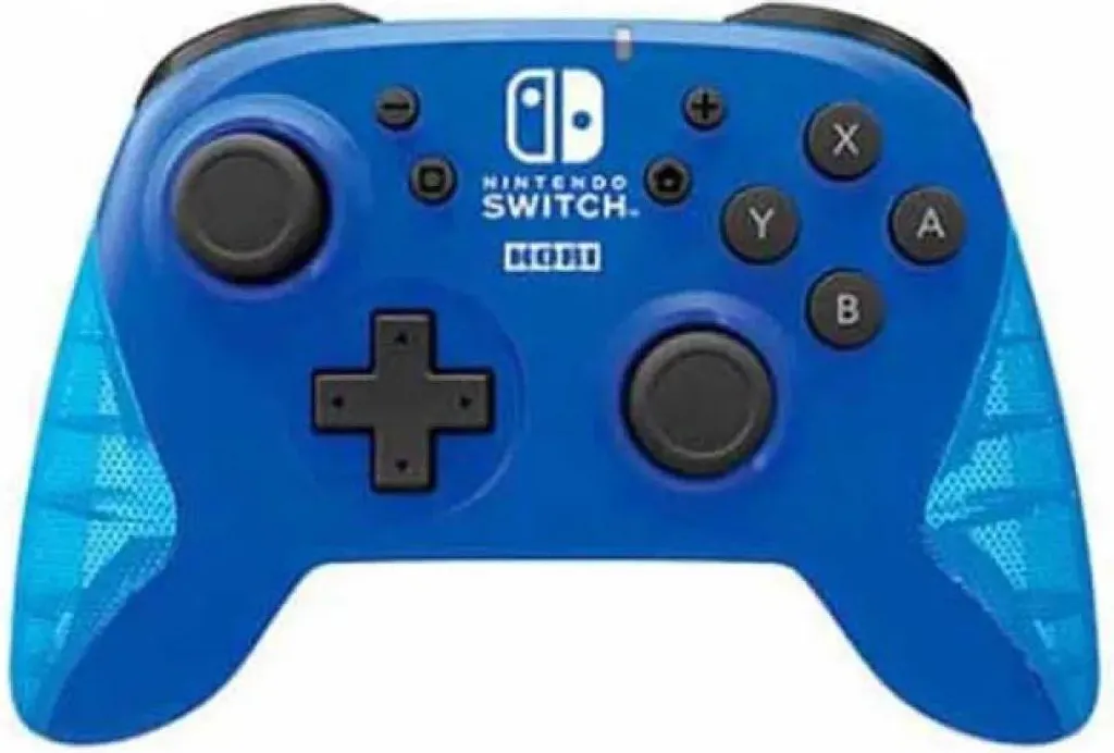 Hori Manette sans fil pour Nintendo Switch Bleu - Bluetooth et Ergonomique