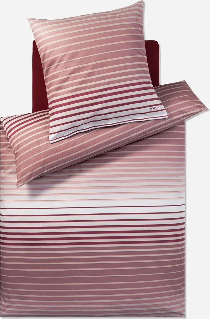 Ensemble Literie JOOP Rouge en Satin Mako contre les Nuits Agitées
