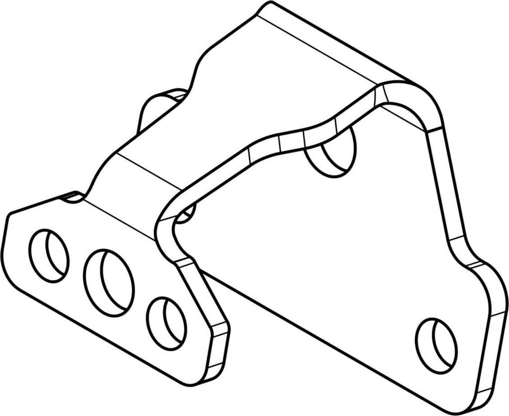 SP 1139936 HIGHSIDER pro Kennzeichenbeleuchtungshalter Produktbild 
