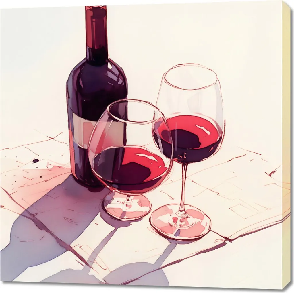 Habiller un Mur Vide avec l'Image Vignobles 90x90 cm - Solution Déco Élégante