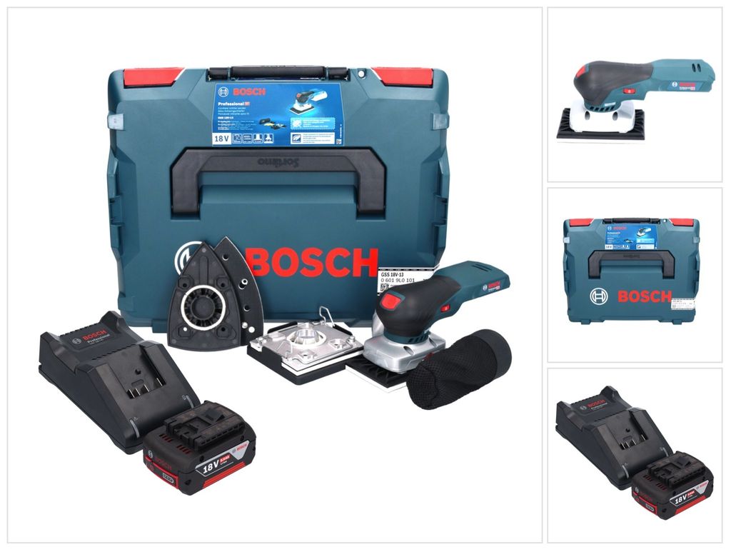 Bosch GSS 18V-13 Akku Schwingschleifer 18 V + 1x Akku 5,0 Produktbild 