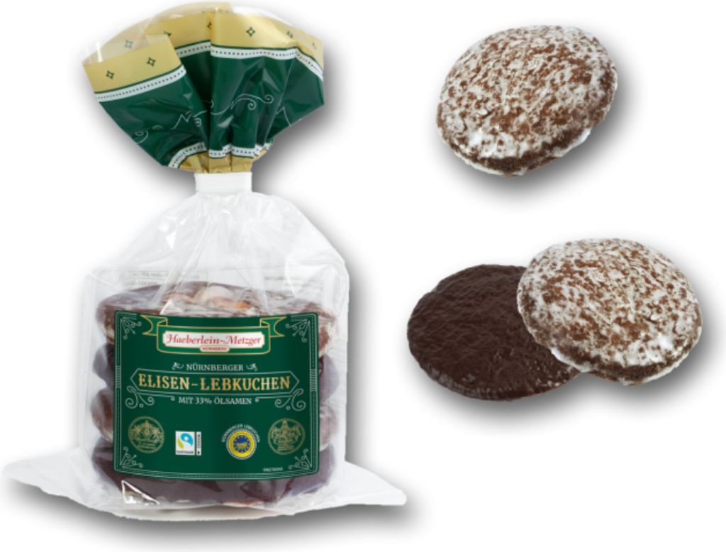 Haeberlein Oblaten Elisen perník glazovaný a potažený Obrázek produktu 
