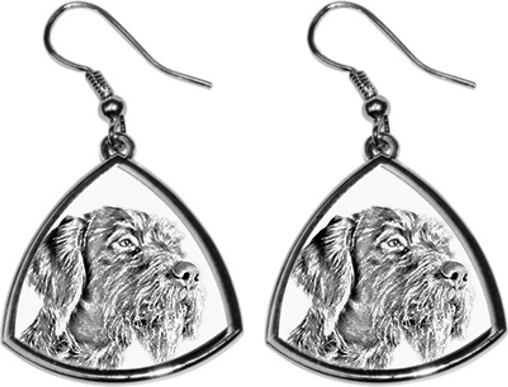 Gioielli Personalizzati Drahthaar | Orecchini Art-Dog Fatti a Mano