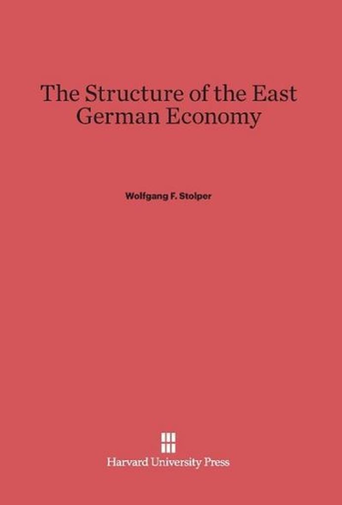 The Structure of the East German Economy