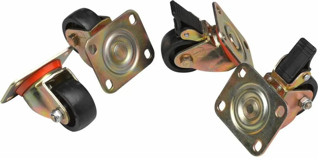 Roulettes de Guidage pour Armoire Serveur 75mm Equip - Set de Montage