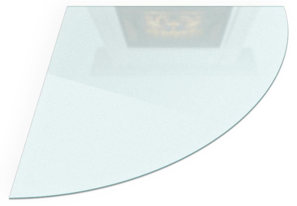 Hitzeschutzplatte – Glasbodenplatte – Kaminplatte Glas – für Kaminofen – Funkenschutzplatte – ESG Sicherheitsglas – Milchglas-Optik ...