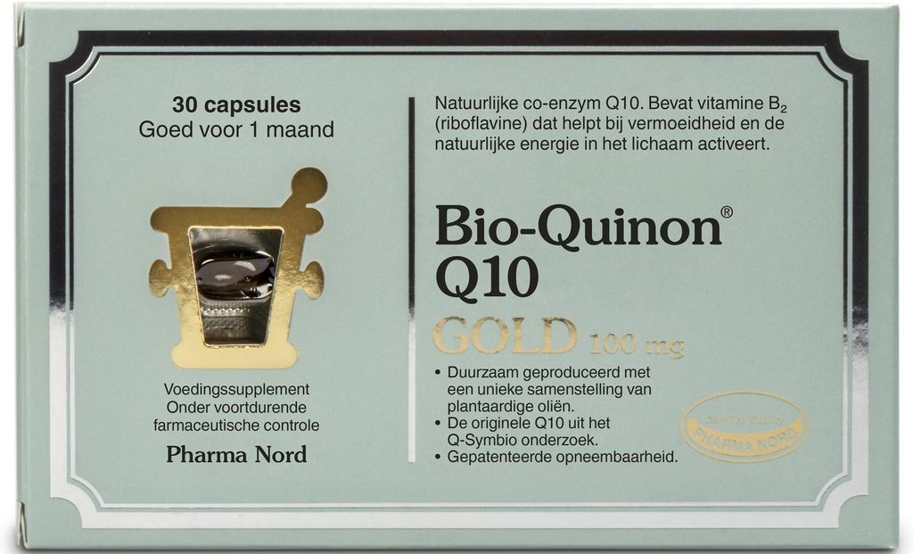 Pharma Nord  Quinon Q10 Gold 100mg (30 capsules) Produktbild 