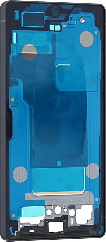 Clappio, Neues Mittelgehäuse für Samsung Galaxy S25 Ultra, Schwarz / Blau