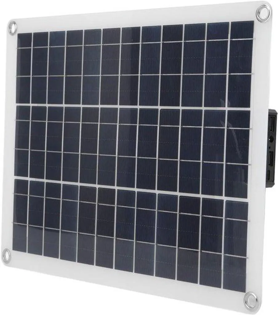 Panneau solaire 12V 15W anti-panne de batterie avec recharge USB rapide