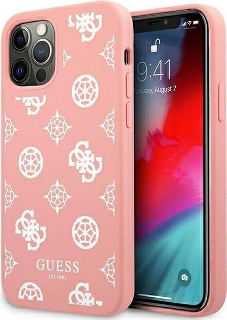 Guess Guhcp12Llspewpi Iphone 12 Pro Max 6,7 Różowy/Pink Hartschalenkoffer Peony Kollektion