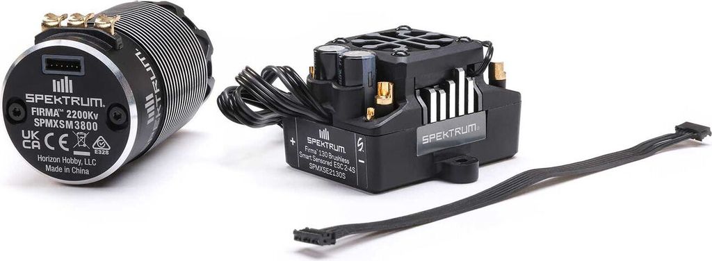 Spektrum Firma 130A Brushless Smart Regler / 2200Kv Sensored Motor Combo