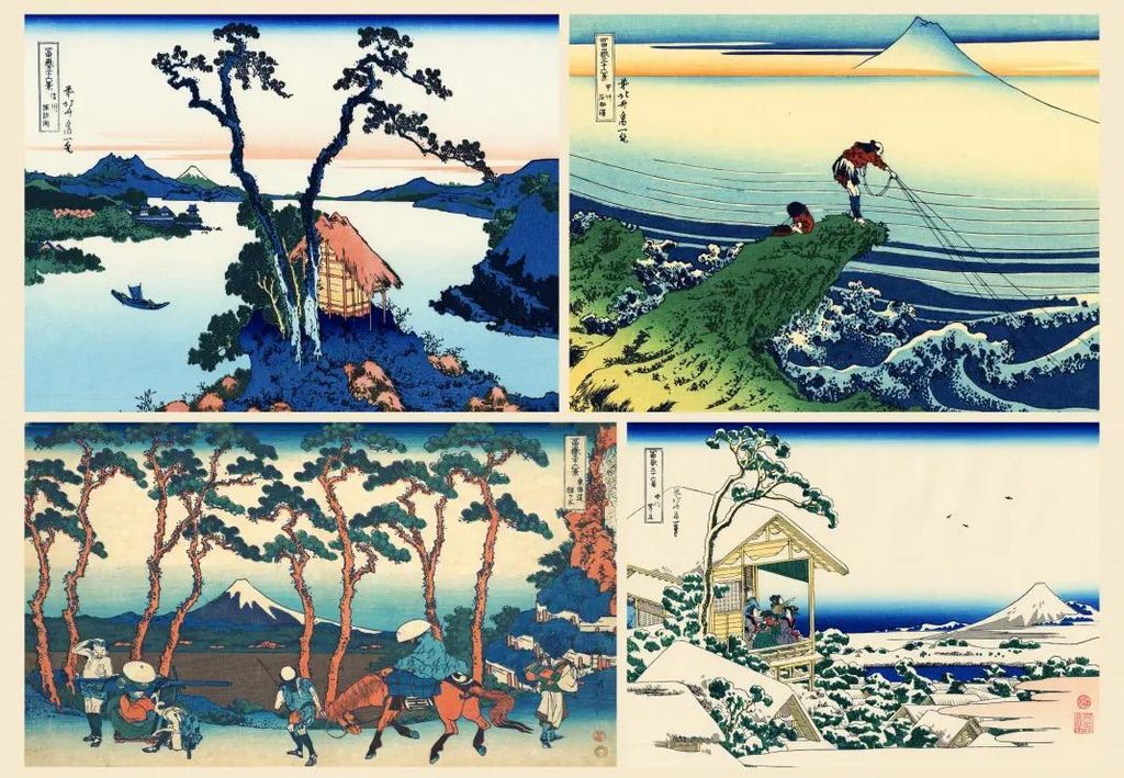 Grafika Puzzle L'Art d'Hokusai - 1000 Teile Kunst Puzzle