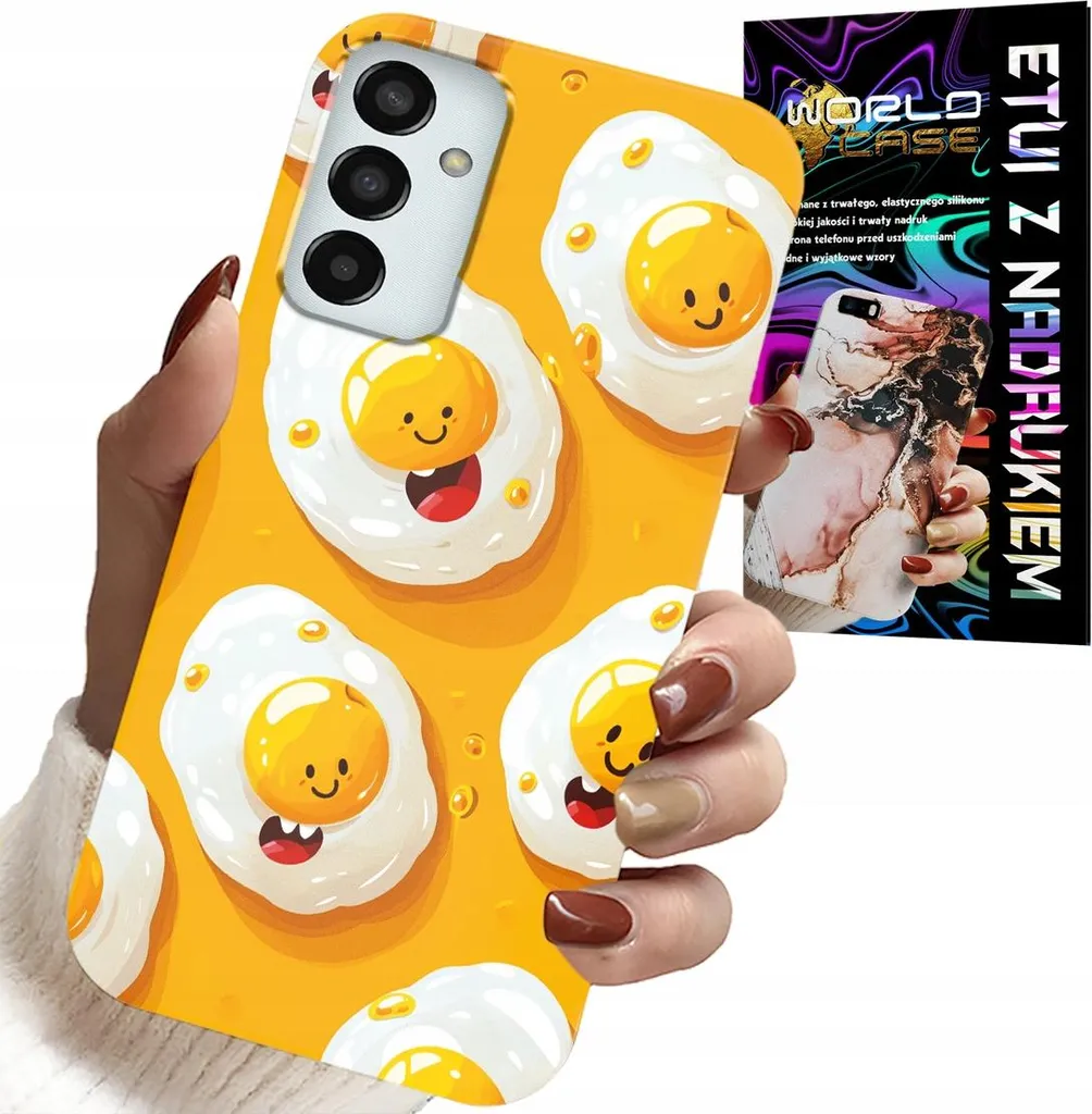Custodia Per Samsung Galaxy M23 - Custodia Per Uovo Dolce Sorridente + Pellicola
