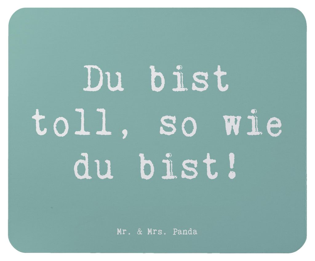 Mr. & Mrs. Panda Mauspad Spruch Schulanfang Einzigartig - Meeresbrise - Geschenk, Mouse Pad, Schulkinder, erstes Schuljahr, Trost, Vertrauem, pc, m...