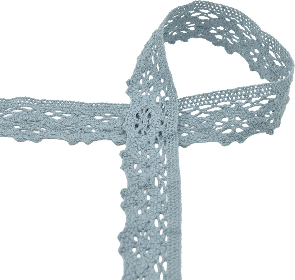Baumwoll-Spitze 3m x 30mm Klöppelspitze Häkelborte Spitzenband Zierband Farbwahl