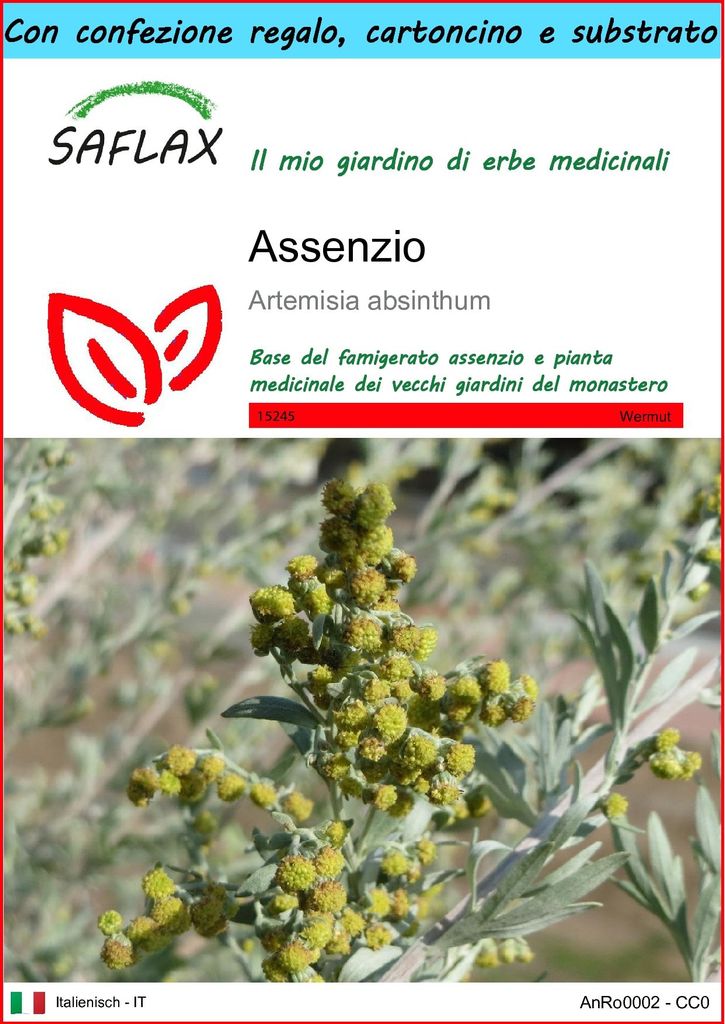 SAFLAX Set regalo - Assenzio - 500 semi - Artemisia Immagine del prodotto 