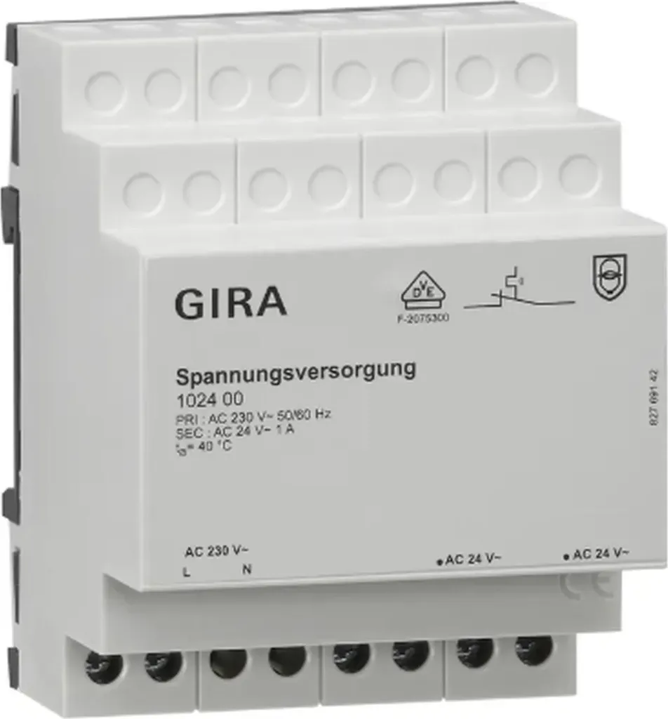 Alimentation Gira 24V 1A : fini les pannes de tension sur rail DIN