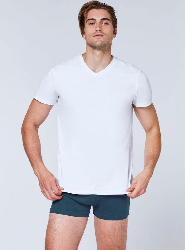 CHIEMSEE DOPPELPACK MEN T-SHIRTS Herren V-Auschnitt
