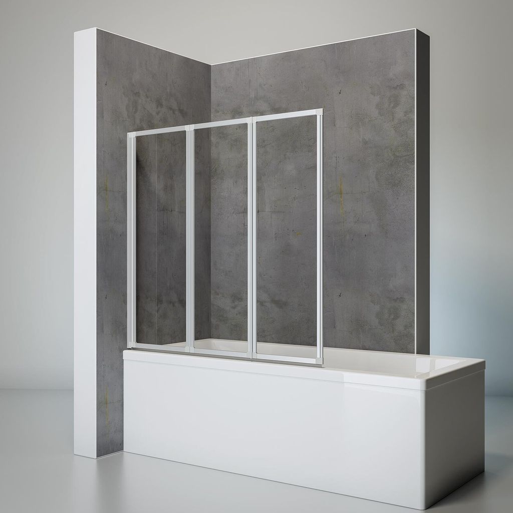 Schulte Duschwand Smart inkl. Klebe-Montage, 127 x 121 cm, Produktbild 