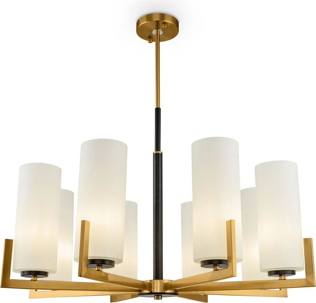 Plafonnier lustre chic en laiton doré design vintage culot E27 230V
