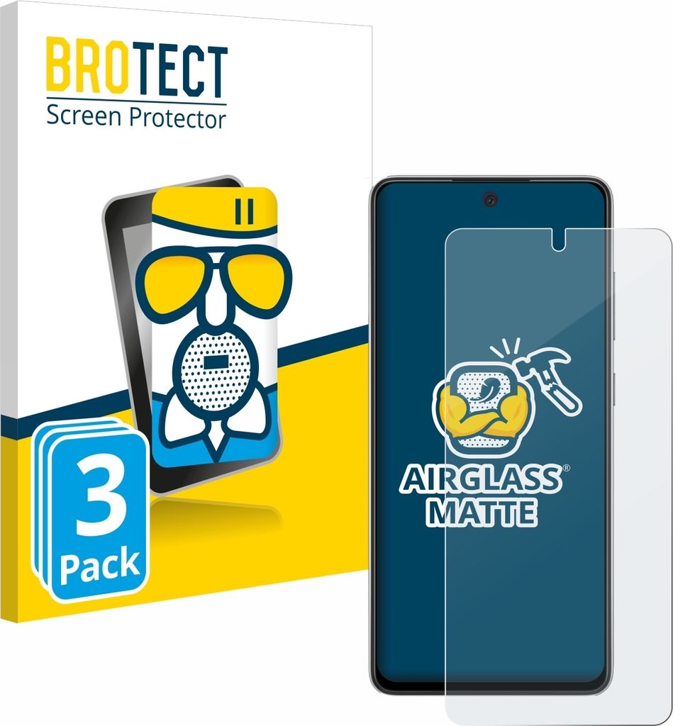 3x BROTECT Entspiegelungs Schutzglas für Samsung Galaxy A52s 5G Schutzfolie Panzer Folie Glas Display Schutz matt