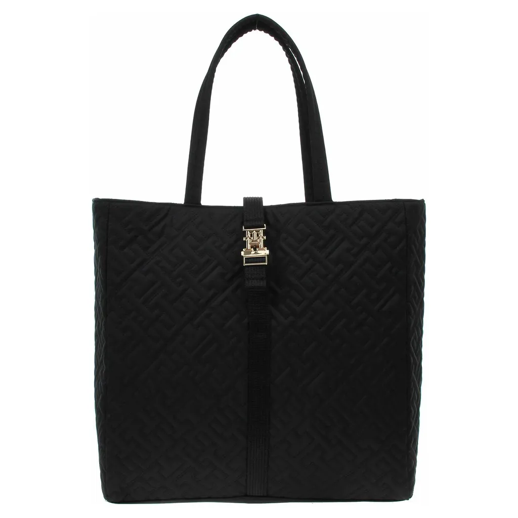 Petit sac à main Tommy Hilfiger noir BDS - Finition grainée de luxe OS