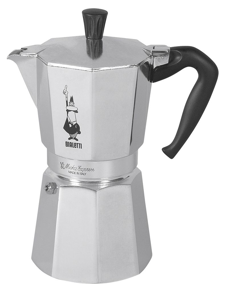BIALETTI caffettiera espresso Moka Express 9 tazze 25cn Immagine del prodotto 