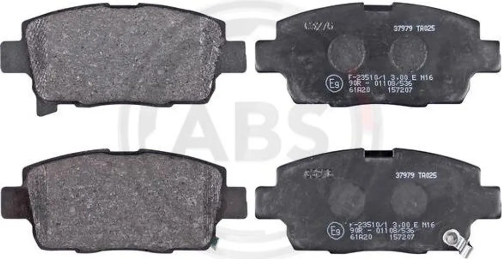 Plaquette de frein silencieuse anti-vibration pour Yaris