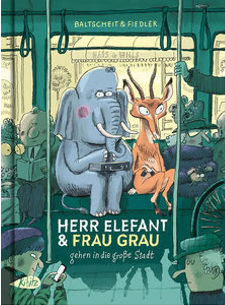 Livre de Contes Herr Elefant und Frau Grau : Illustrations Originales
