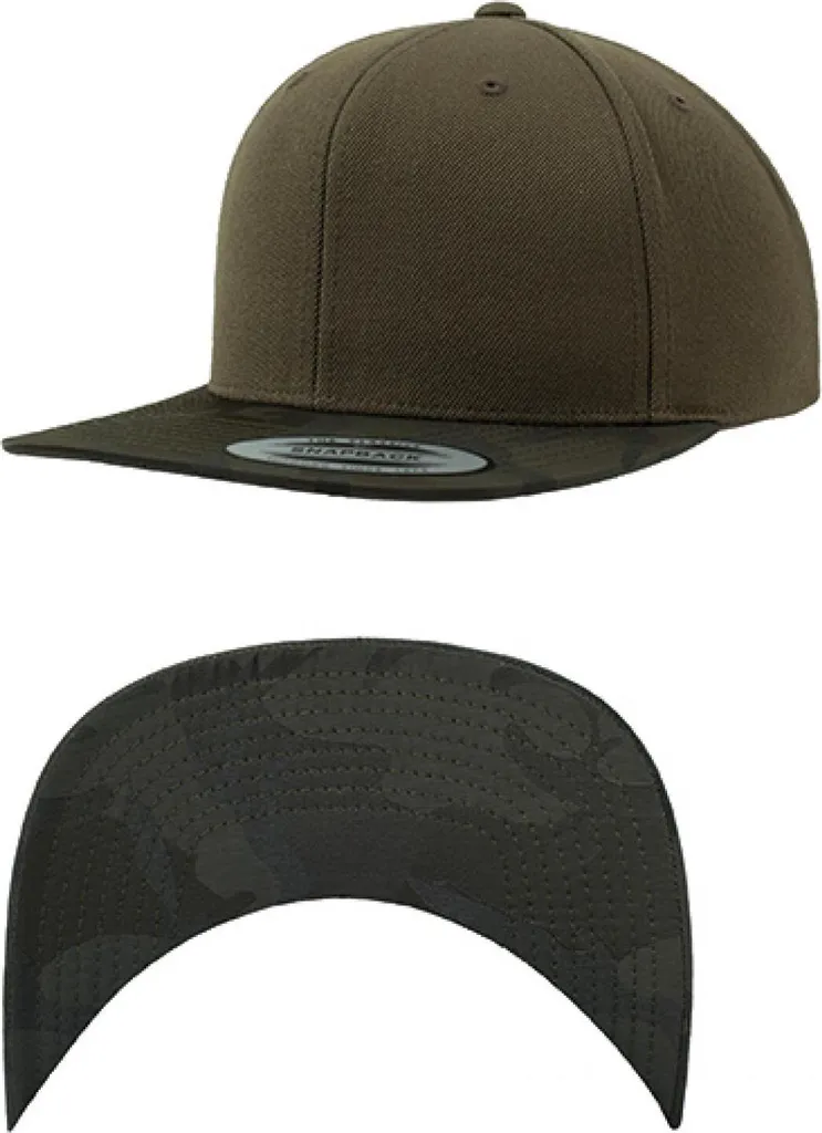 Casquette Snapback Ajustable Olive : Fini les Problèmes de Taille de Tête