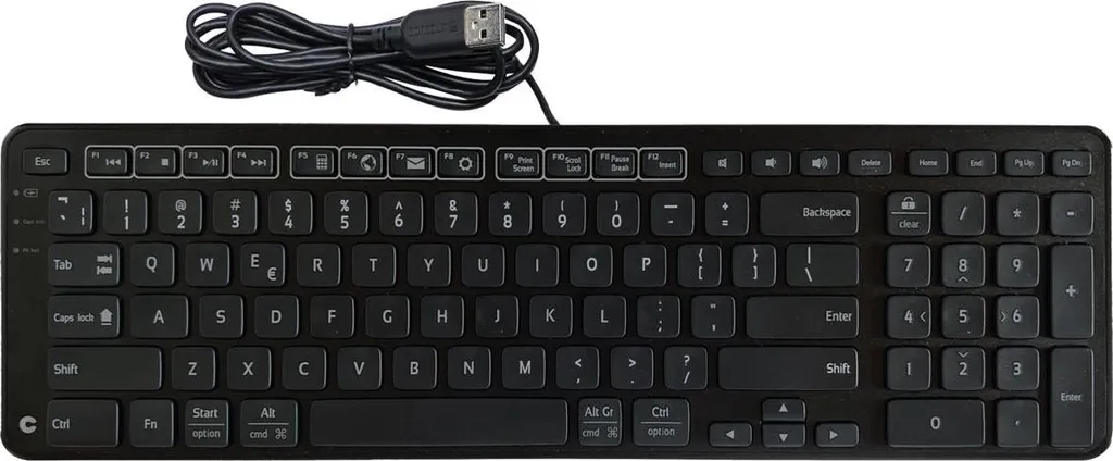 Clavier Contour New Balance 102106 filaire US noir pour bureau ergonomique