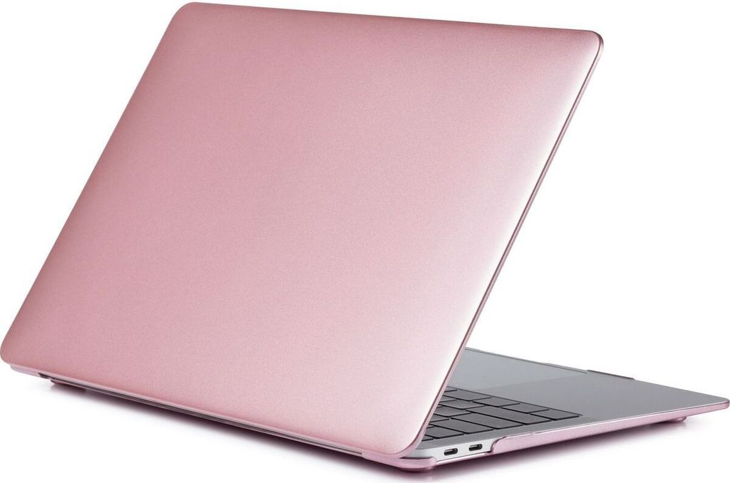 Mobigear Metallic MacBook Air 13 Zoll (2018-2020) Hardcase Hülle MacBook Case - Roségold - Model A1932 / A2179 / A2337
