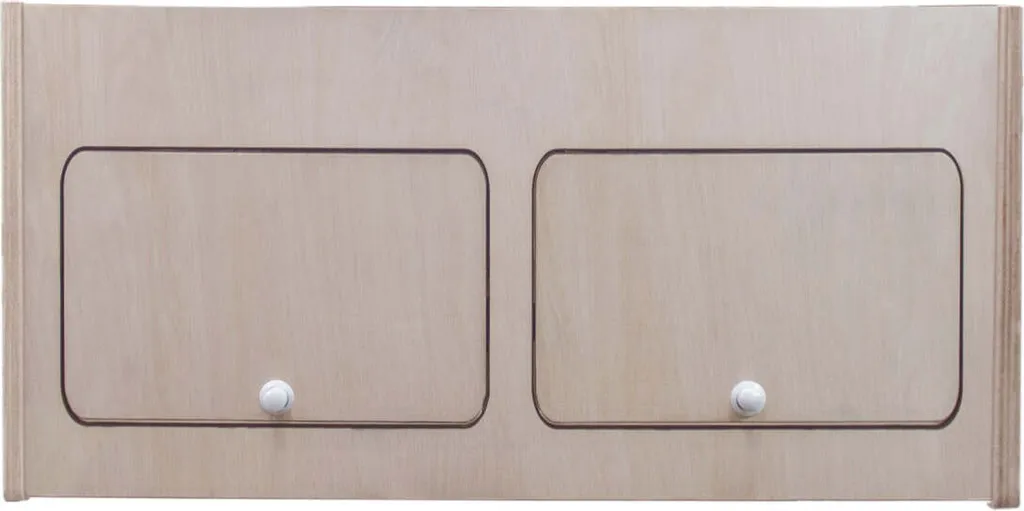 Armoire Suspendue Camping-car 80cm en Bois de Bouleau Naturel Résistant