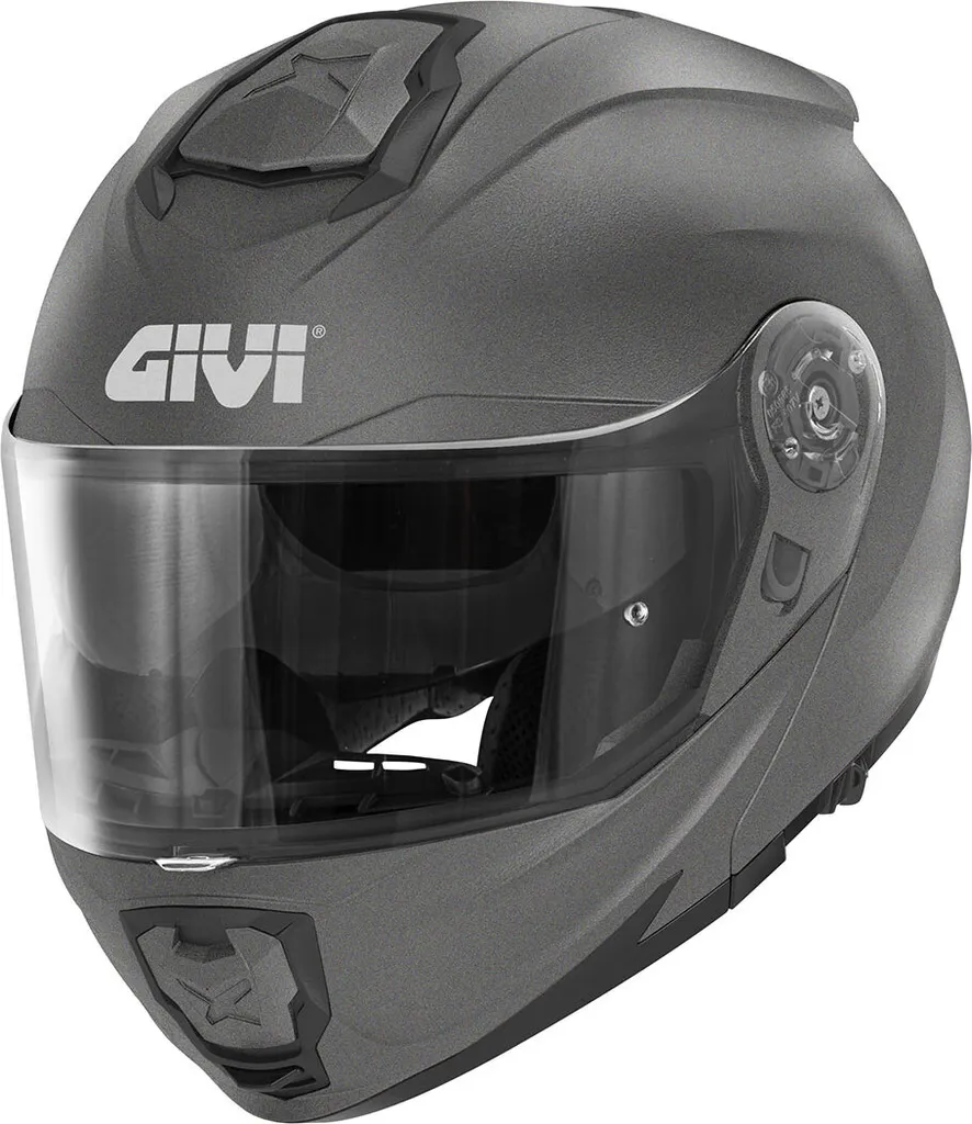Casque modulable GIVI X27 Solid Titanium Mat - Taille L Double Homologation